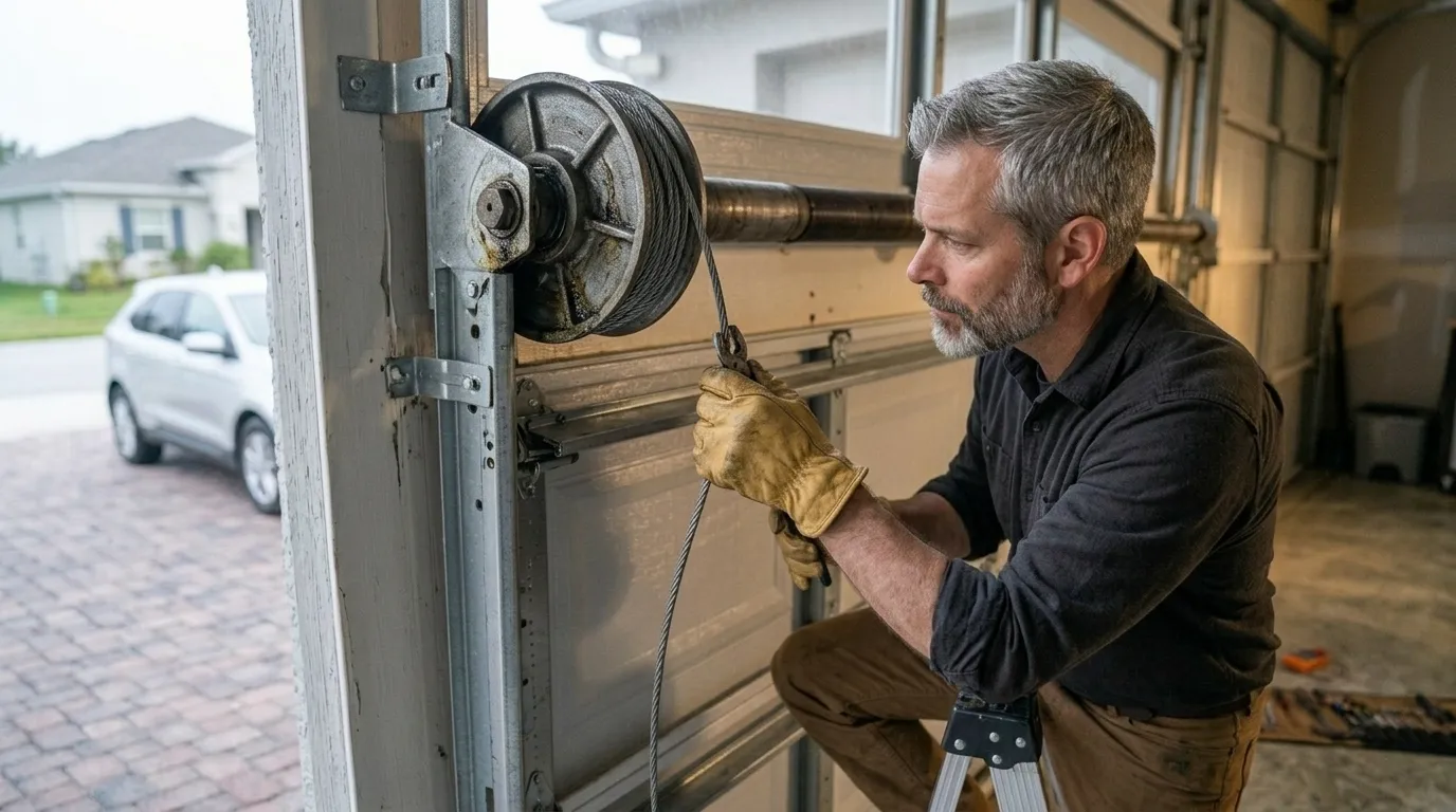 Garage door service in Florissant, MO